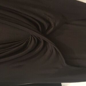 OOYOO lightweight black top long back Women's (size tag missing) S-M